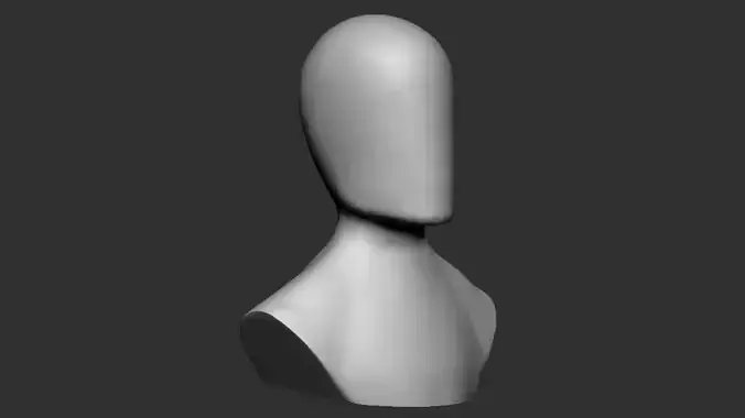 3D Mannequin head 3D model
