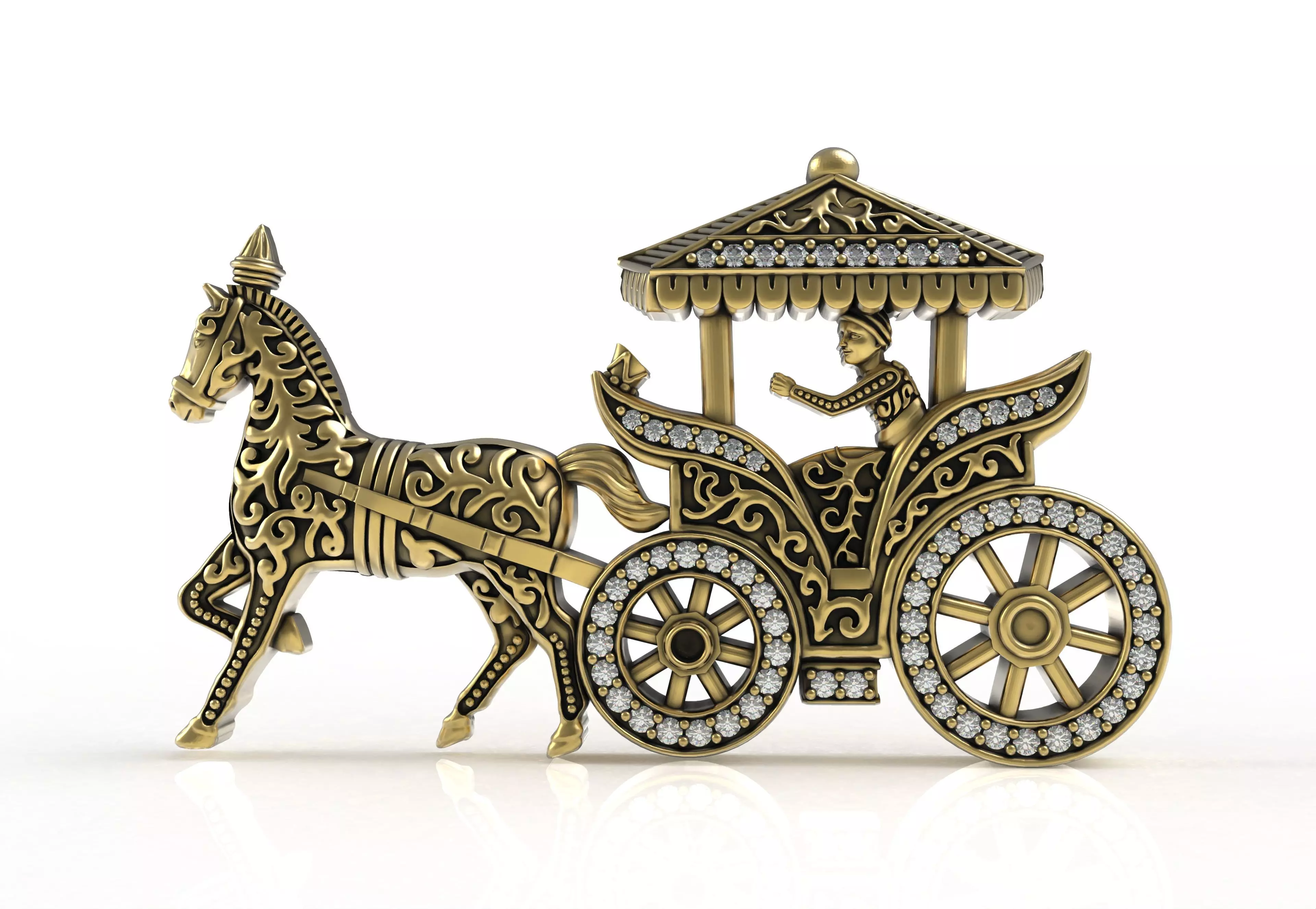 chaise Hip Hop Brooch 3D print model