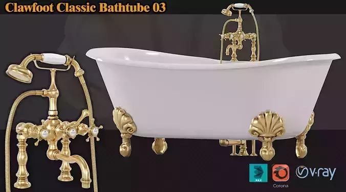 Clawfoot Classic Bathtube 03
