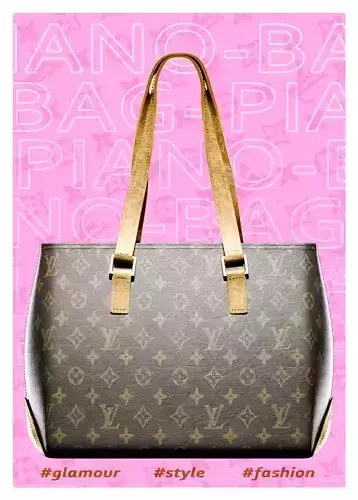 Louis Vuitton Piano Bag 3D model