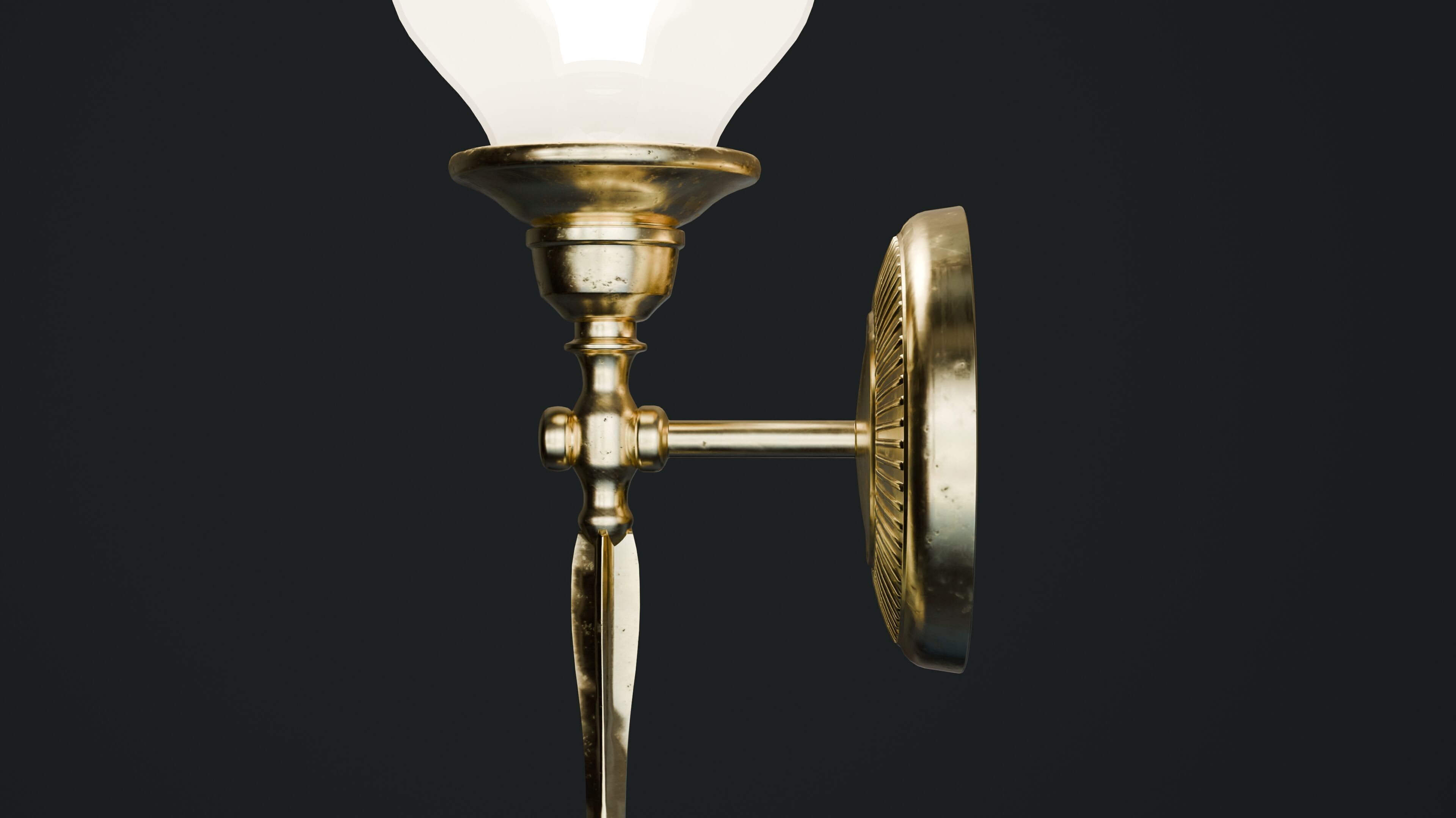 Tulip Lamp 3D Model 3D model_6