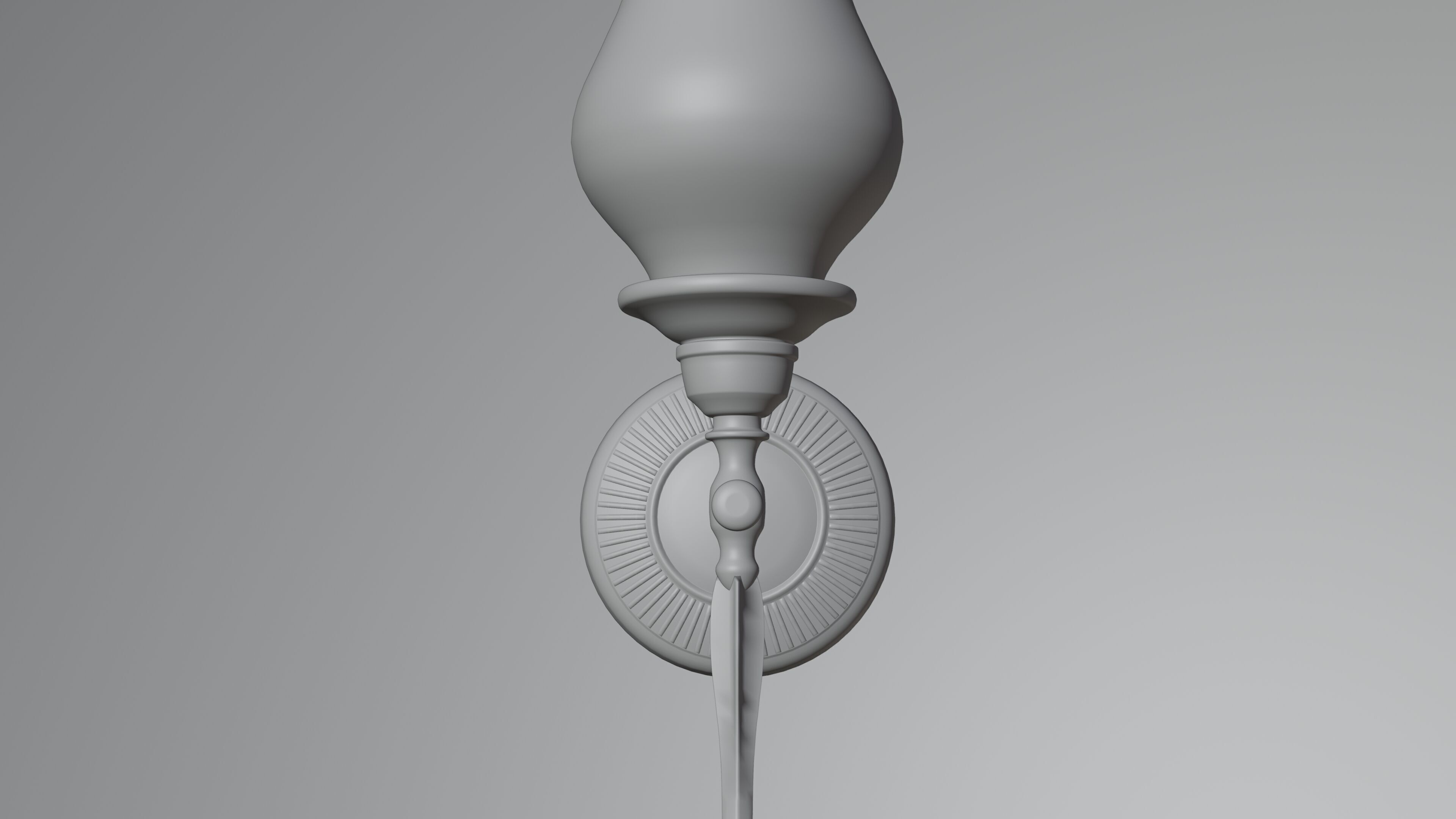 Tulip Lamp 3D Model 3D model_4