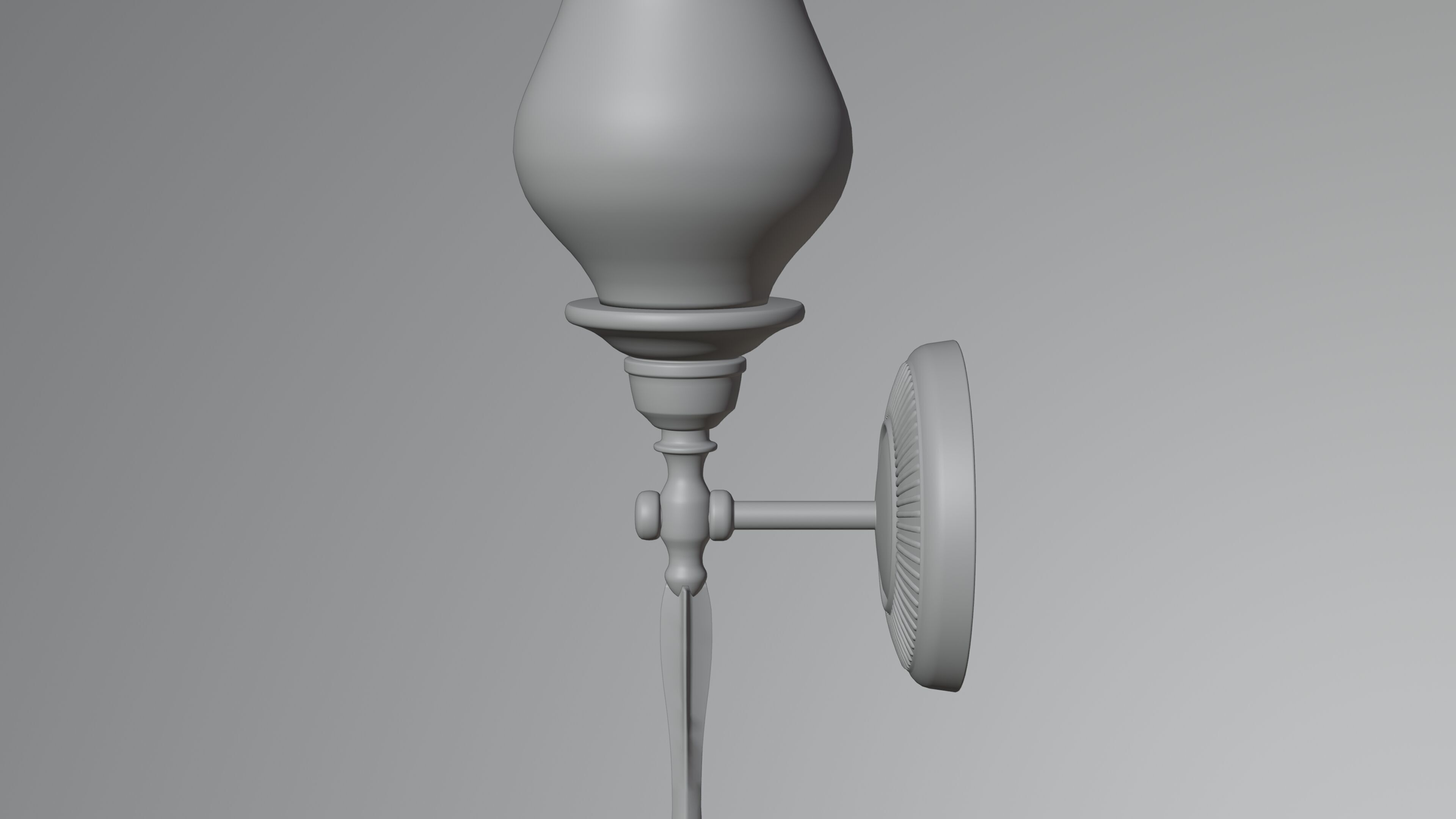 Tulip Lamp 3D Model 3D model_12