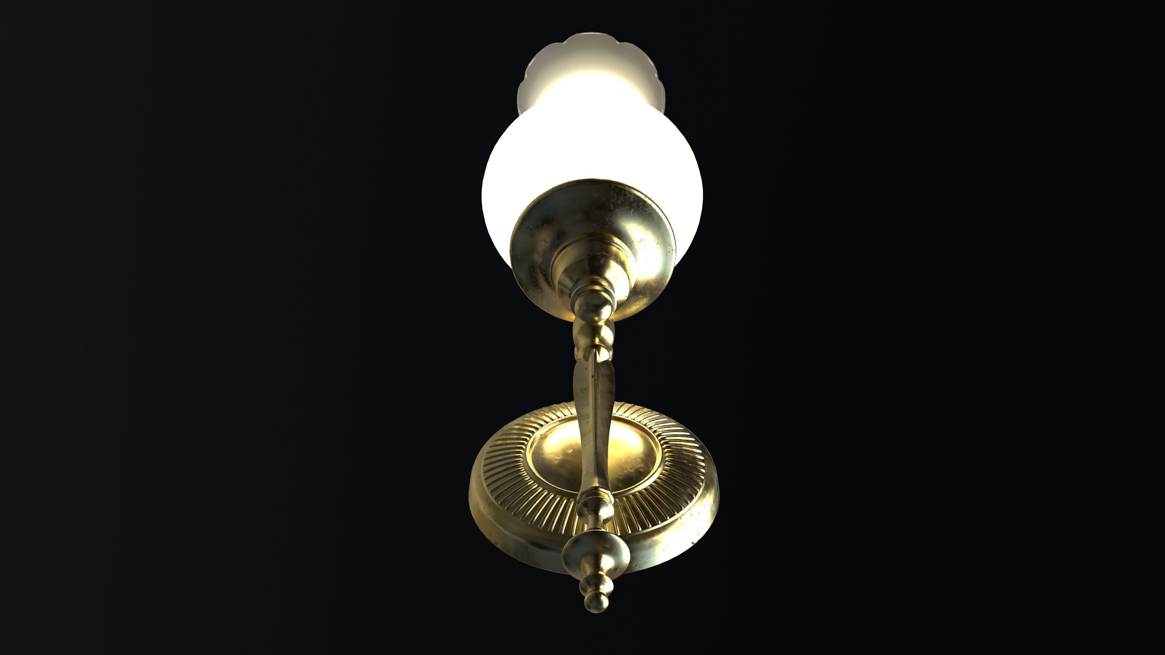 Tulip Lamp 3D Model 3D model_16