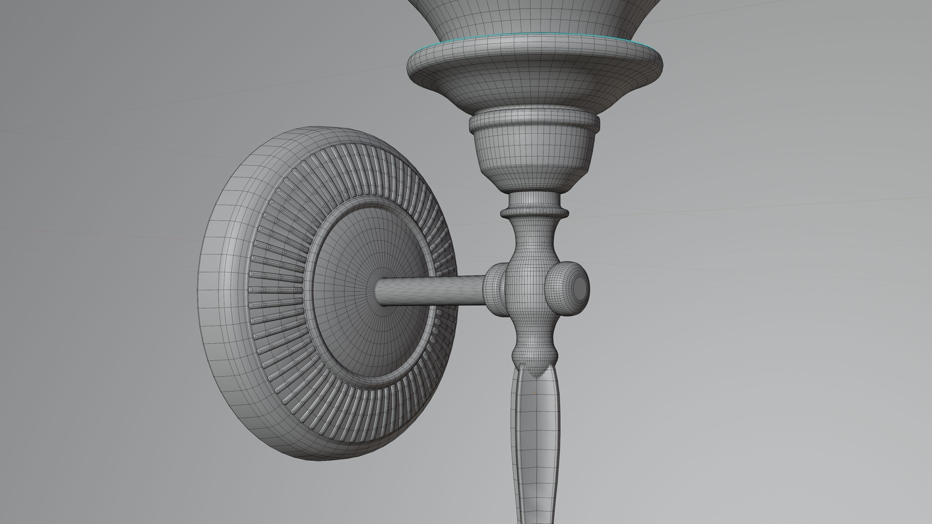 Tulip Lamp 3D Model 3D model_2