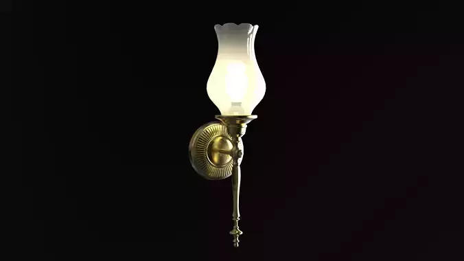 Tulip Lamp 3D Model