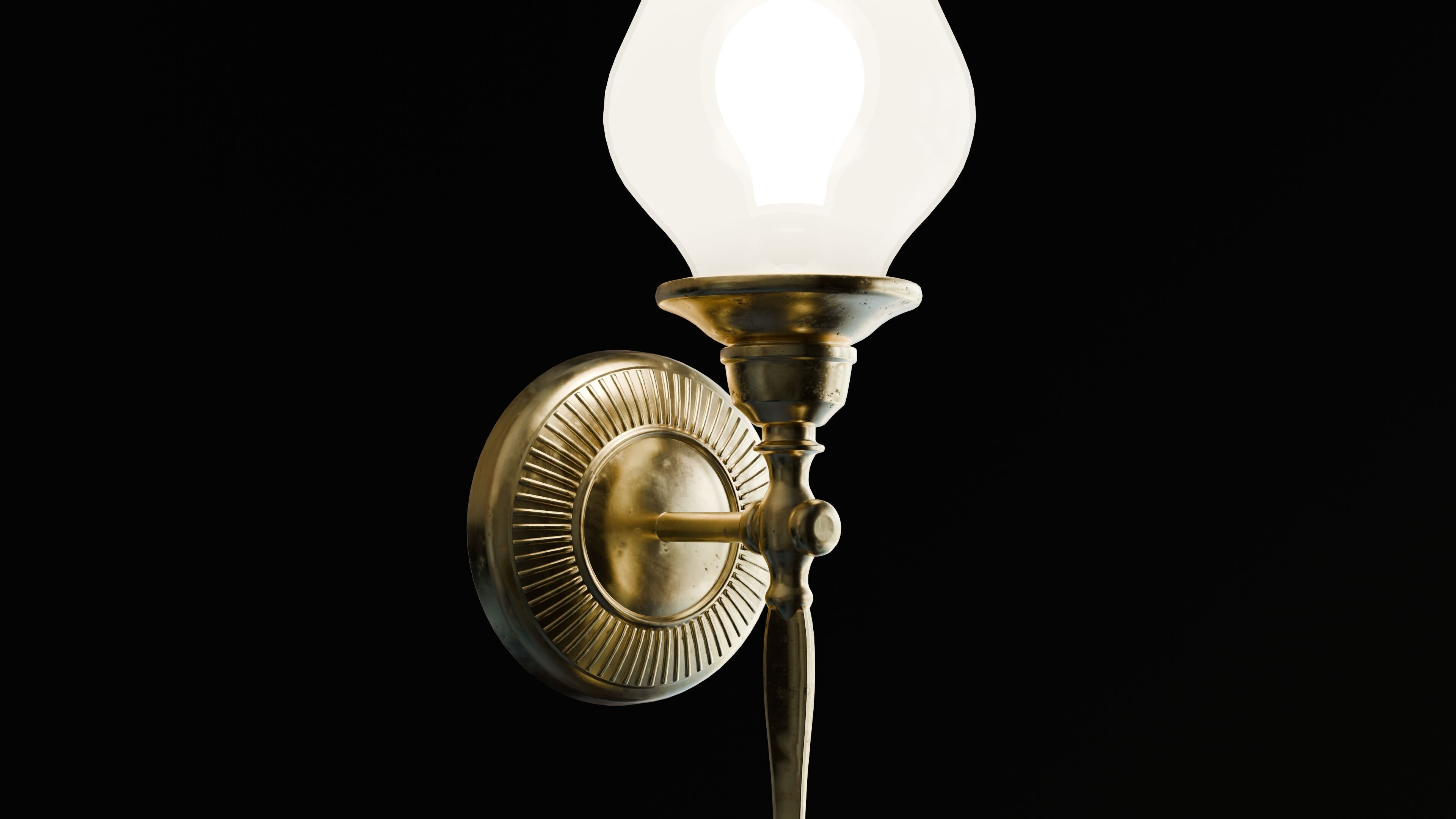 Tulip Lamp 3D Model 3D model_7