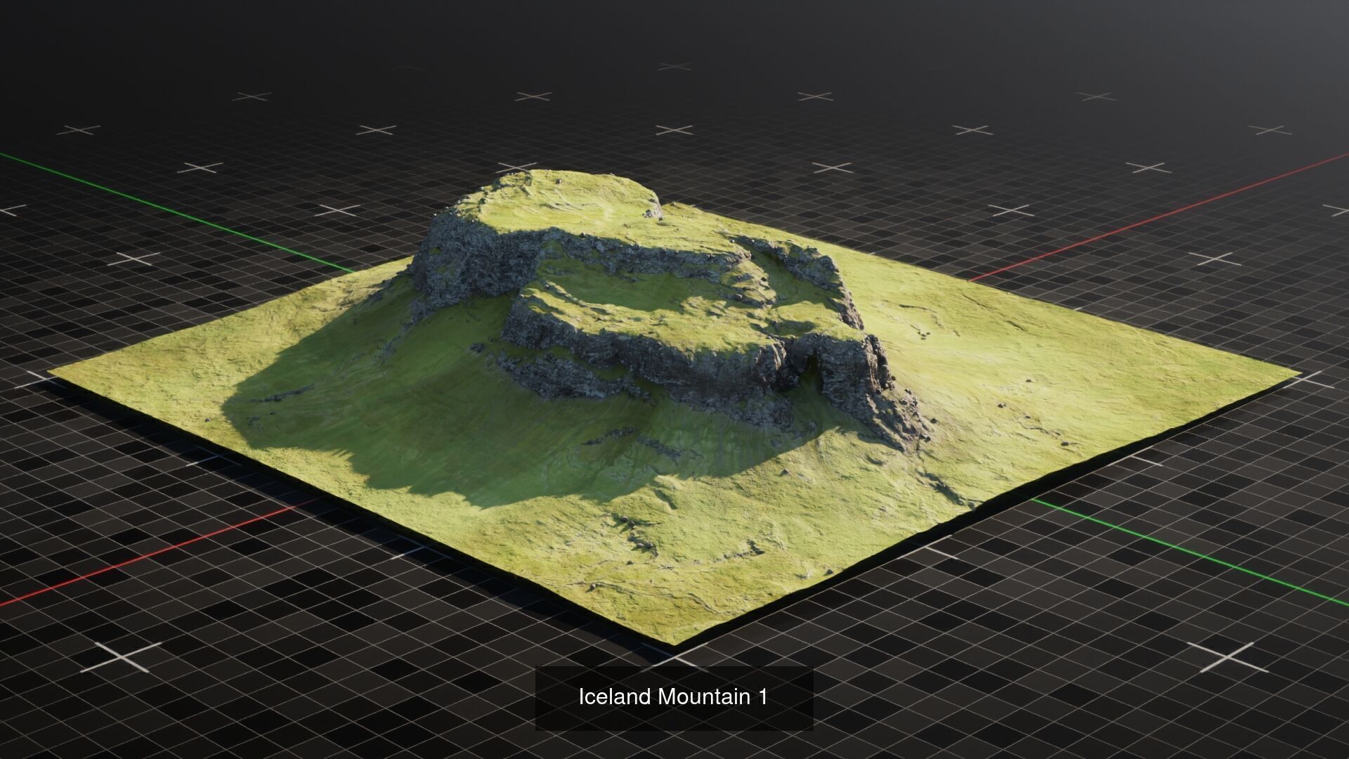 Iceland Terrain Pack 3D Model Collection_1