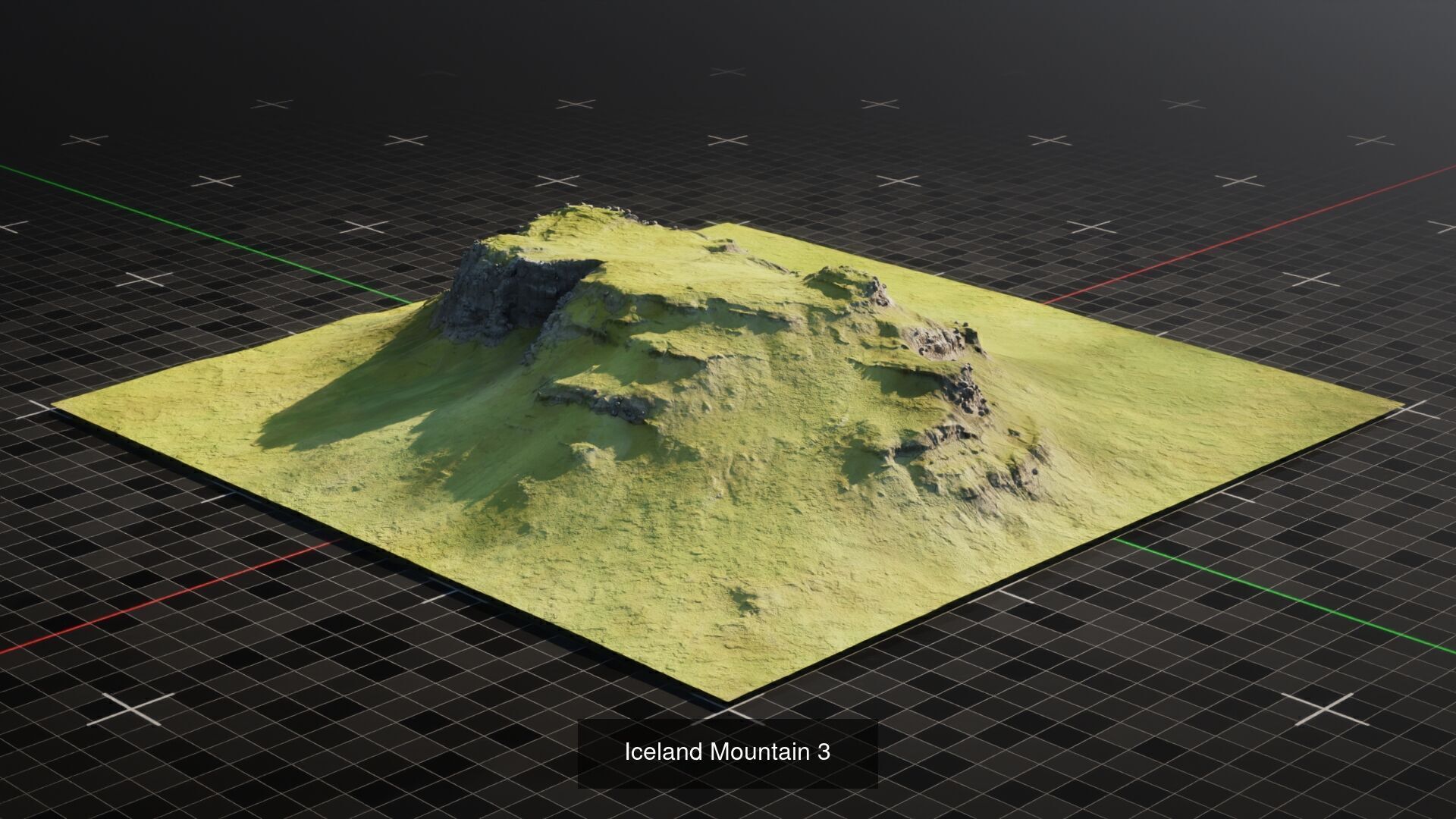 Iceland Terrain Pack 3D Model Collection_3