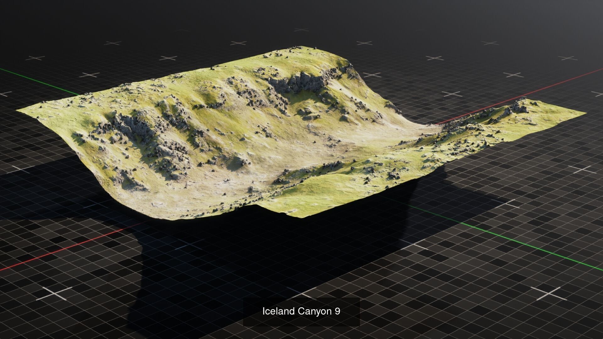 Iceland Terrain Pack 3D Model Collection_9