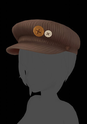Vtuber Hat Accessory Low-poly 3D model