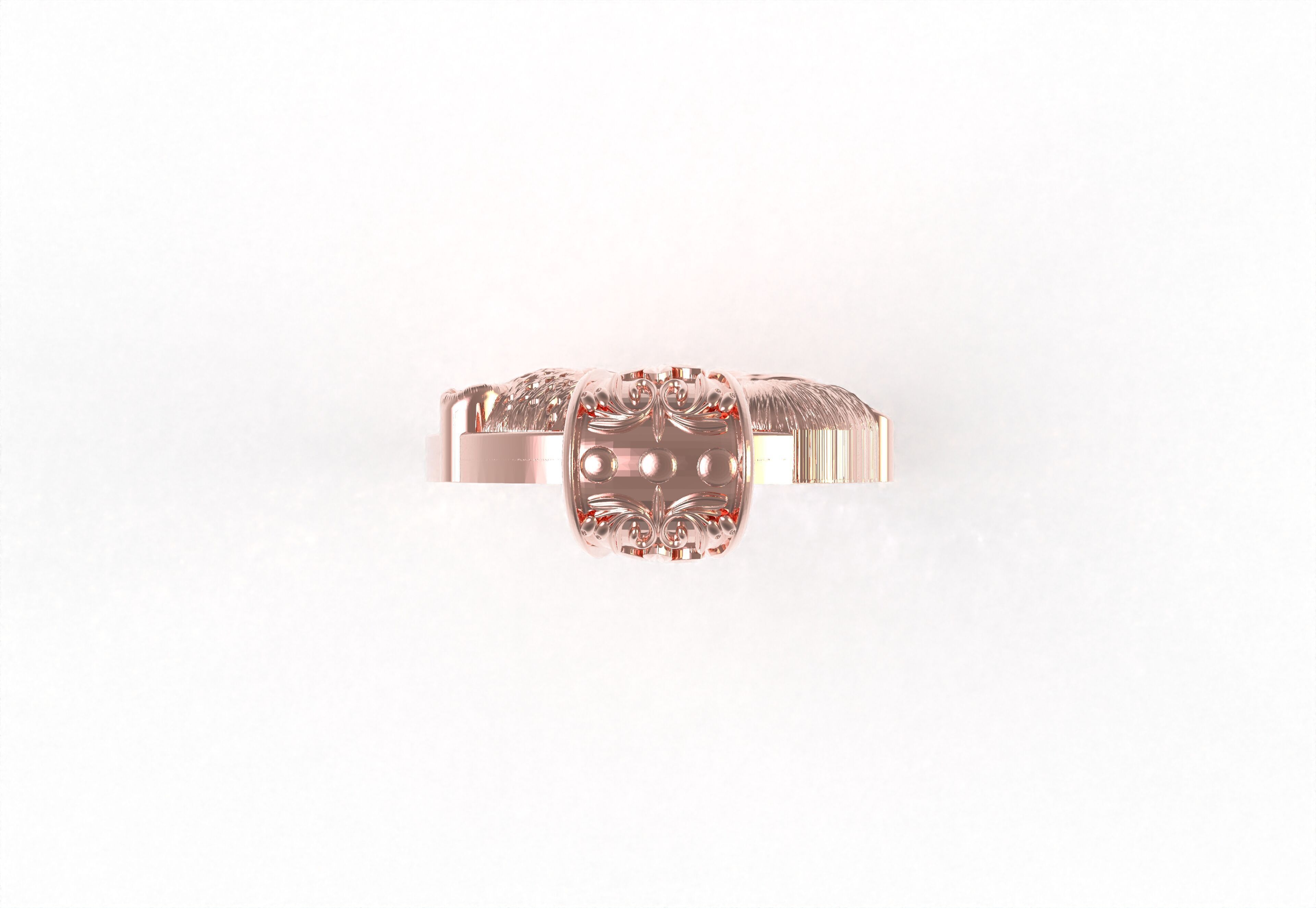 Baby Monkey and Leapord Pendant 3D print model_35