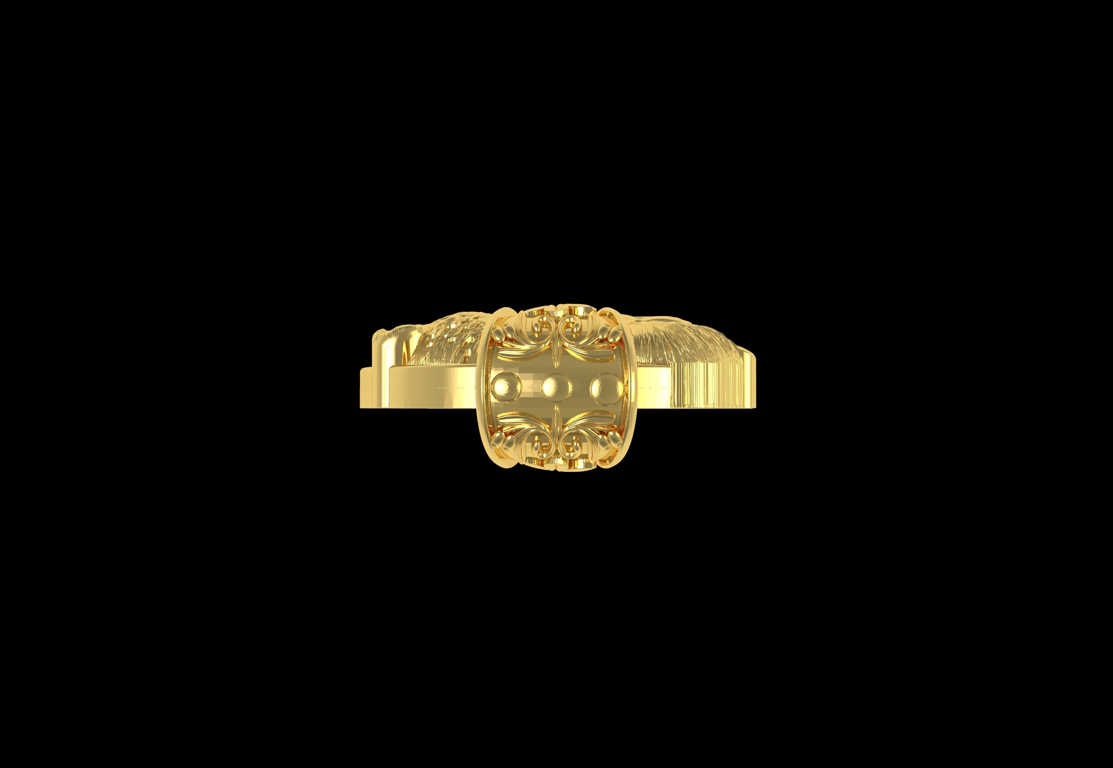 Baby Monkey and Leapord Pendant 3D print model_25