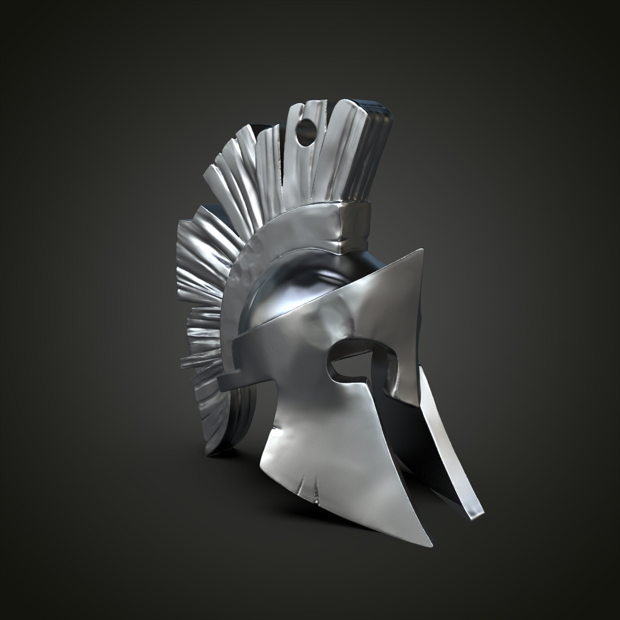 Spartan Hemlet Pendant- Dual Variant 3D Model Pack 3D print model_2