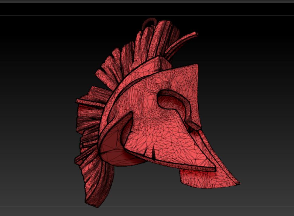 Spartan Hemlet Pendant- Dual Variant 3D Model Pack 3D print model_7