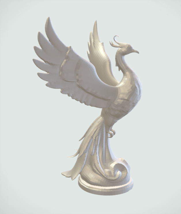 Phoenix 3D Model file DIGITAL 3D print model_1