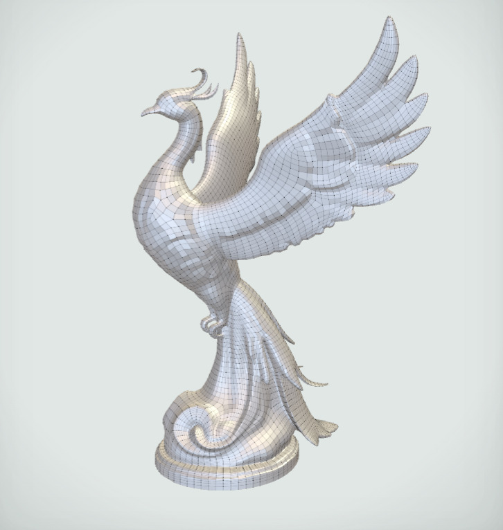 Phoenix 3D Model file DIGITAL 3D print model_4
