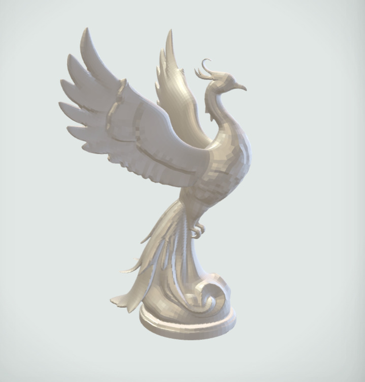 Phoenix 3D Model file DIGITAL 3D print model_3