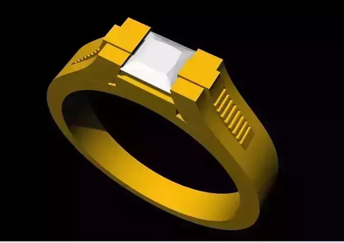 solitaire ring 3dm file