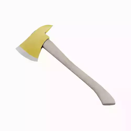 Fire Axe 02 Low-poly 3D model