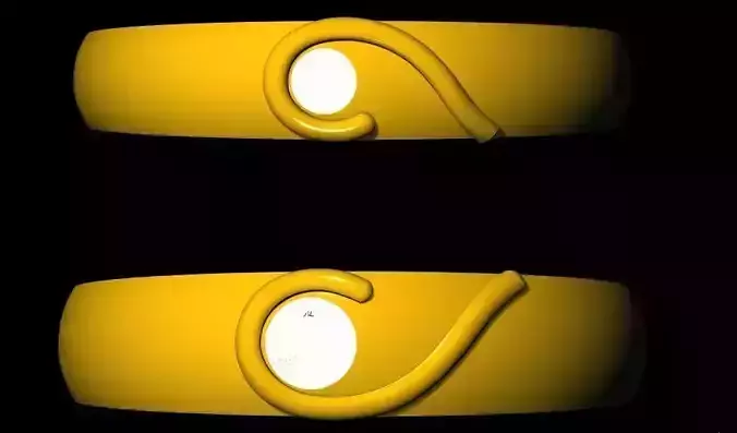 couple band ring 3dm file