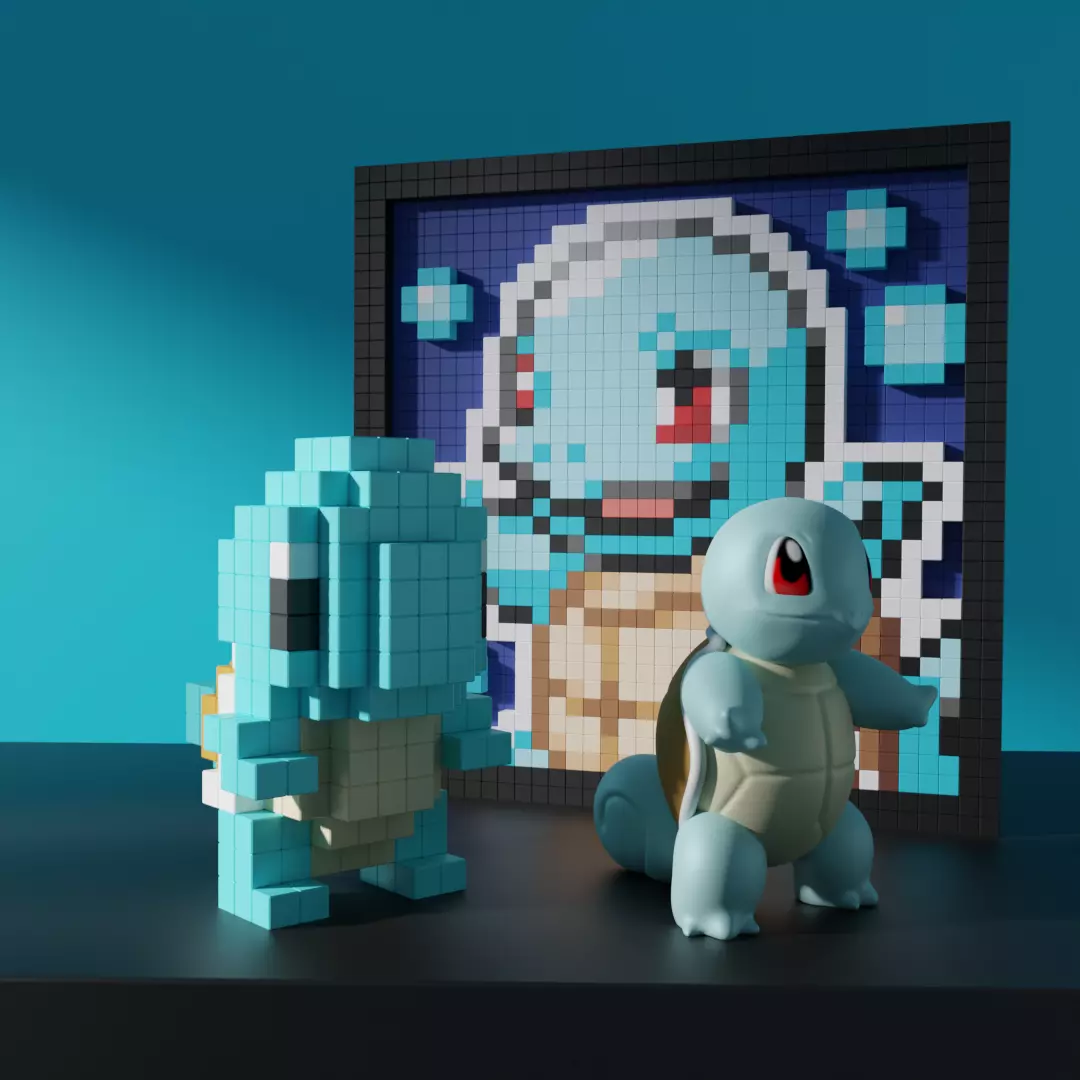 Squirtle Pokemon 3D model_0