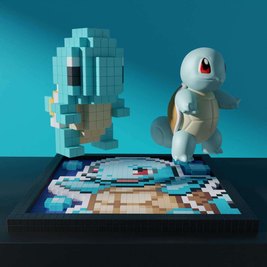 Squirtle Pokemon 3D model_5