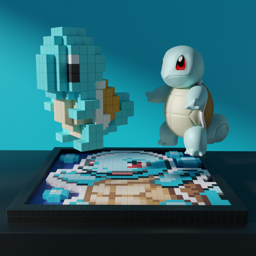 Squirtle Pokemon 3D model_2
