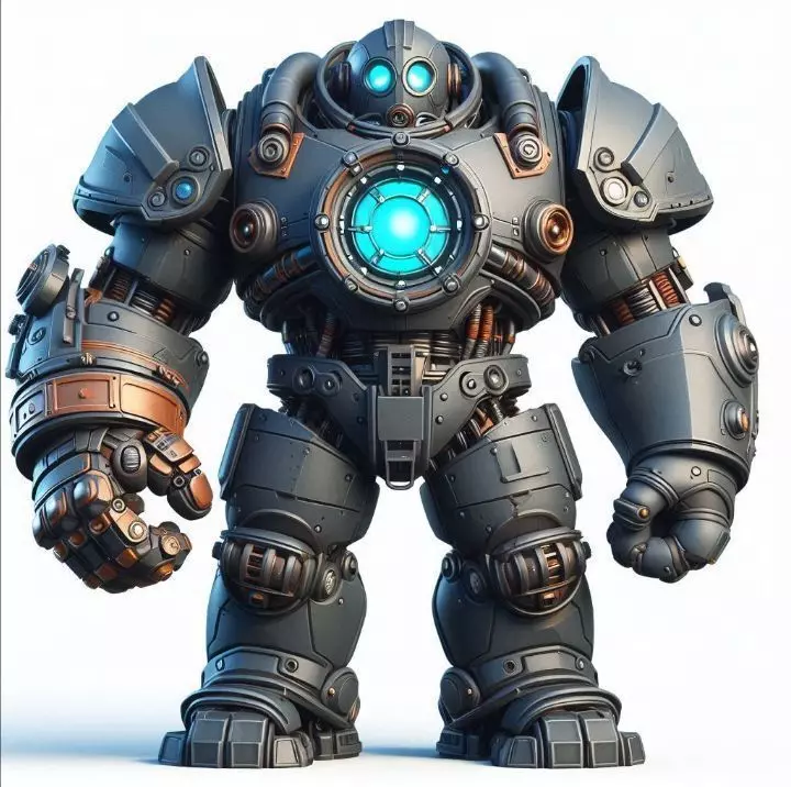 Titan Mech 3D print model