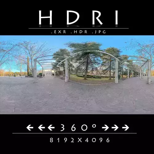 Winter Park Walkway at Sunset