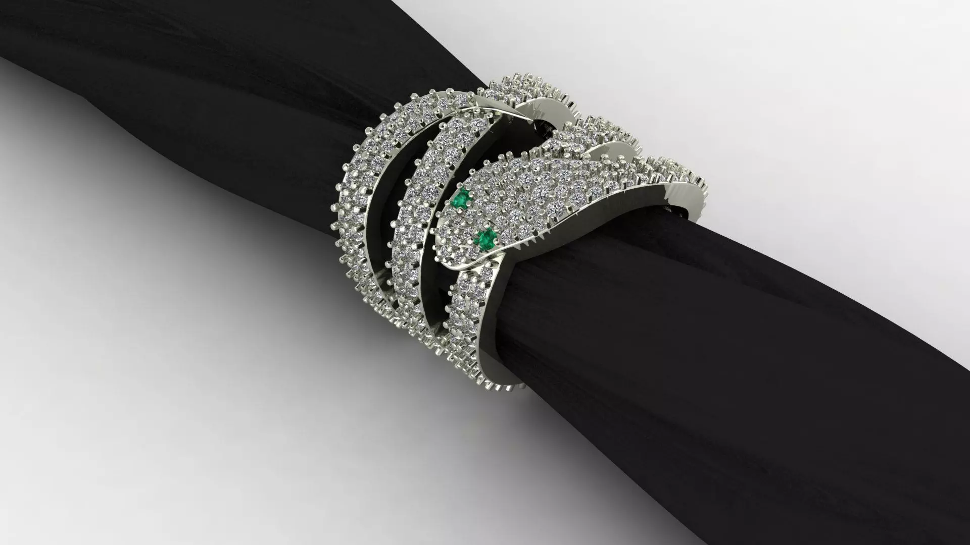 Snake Ring 3D print model