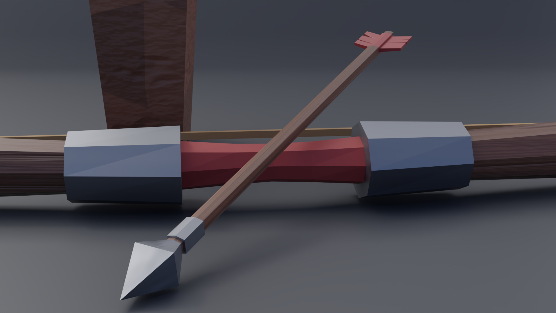 Bow - Low Poly Low-poly 3D model_3