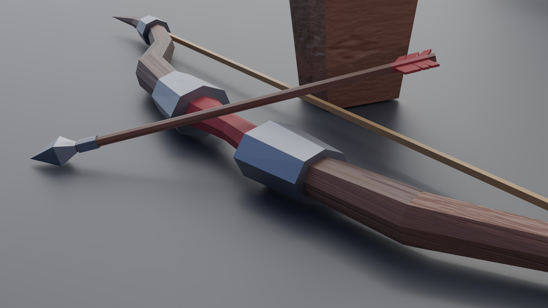 Bow - Low Poly Low-poly 3D model_5