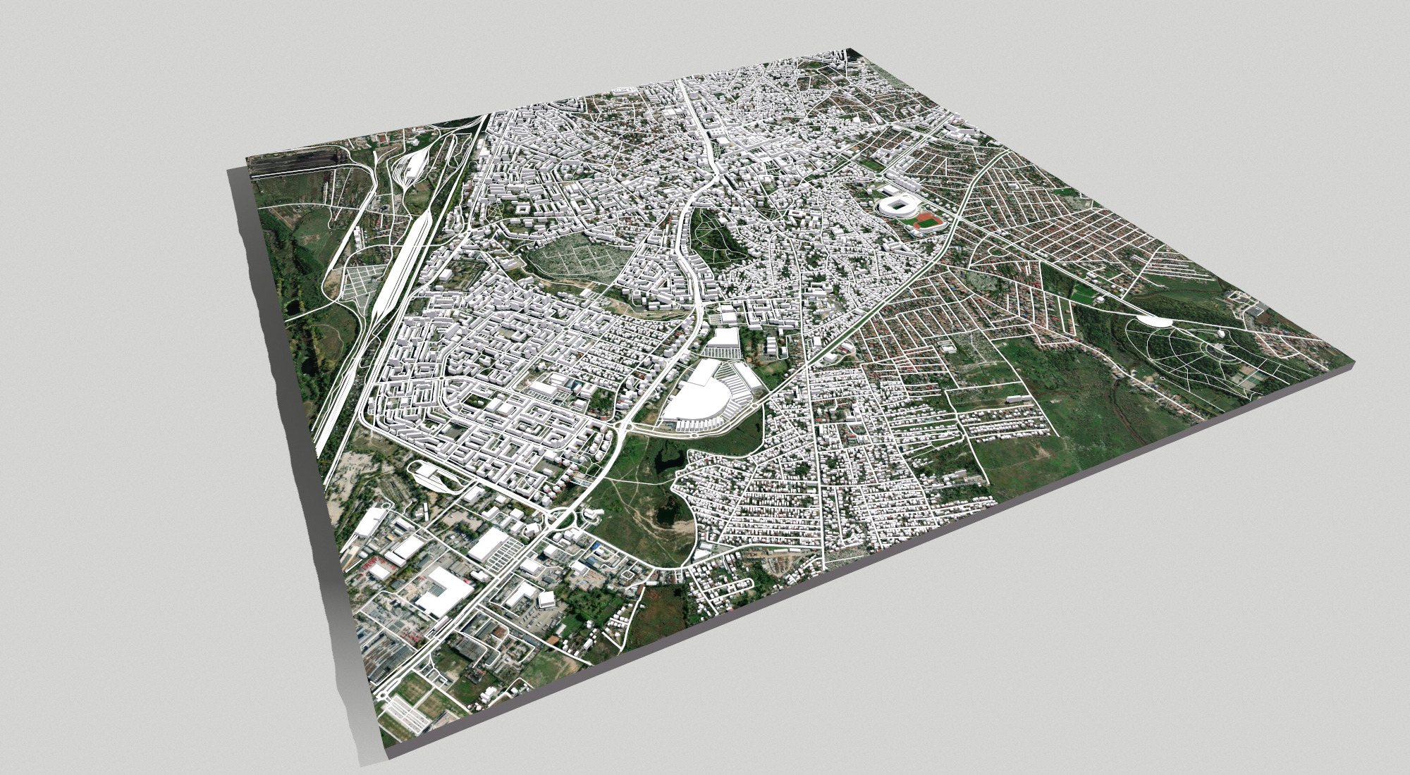 Cityscape Craiova Romania 3D model_6