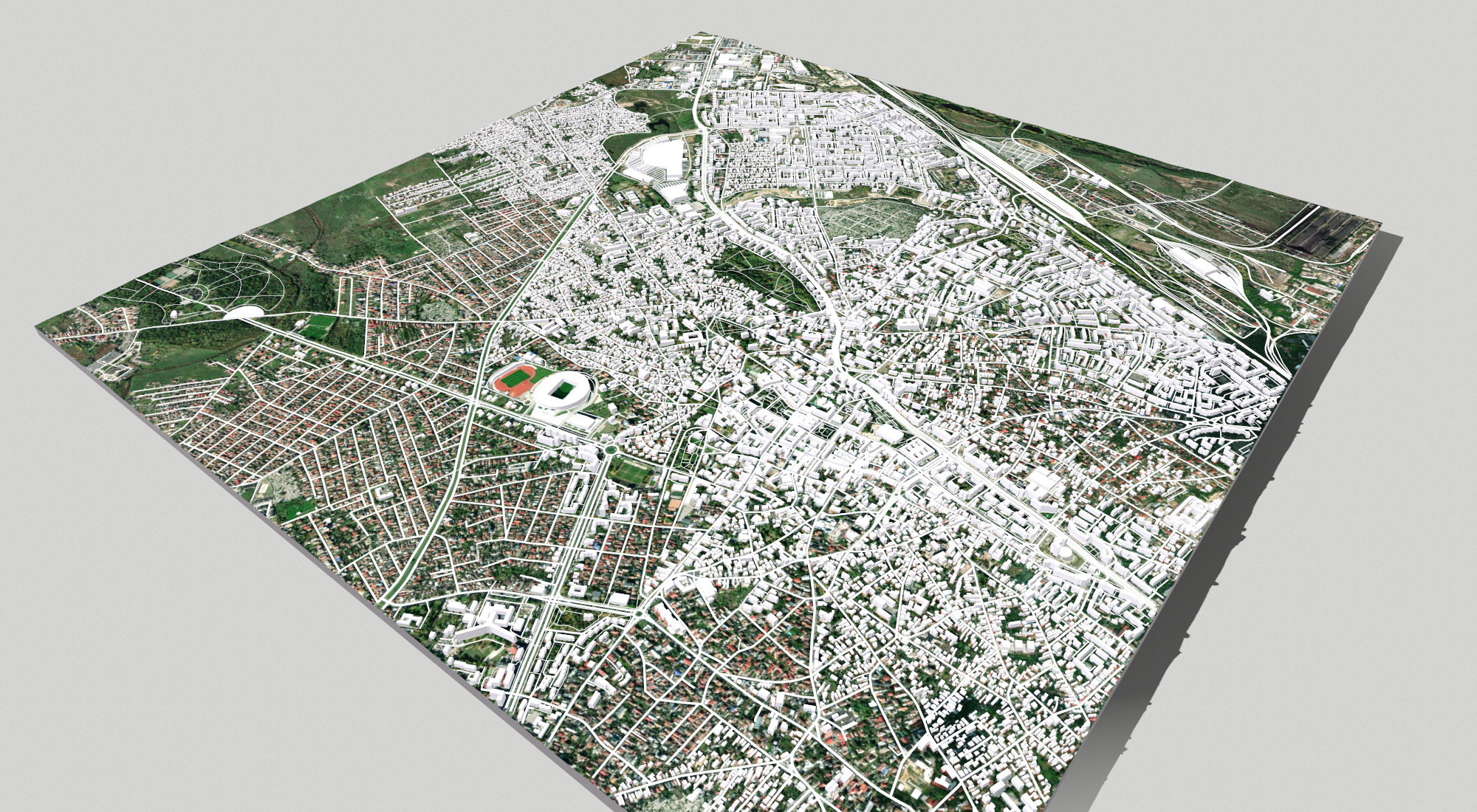 Cityscape Craiova Romania 3D model_8