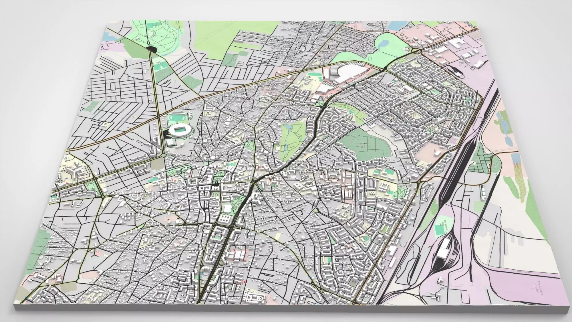 Cityscape Craiova Romania 3D model_0