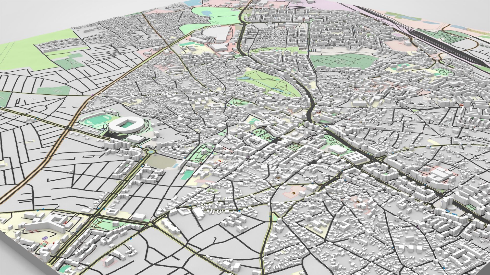Cityscape Craiova Romania 3D model_11
