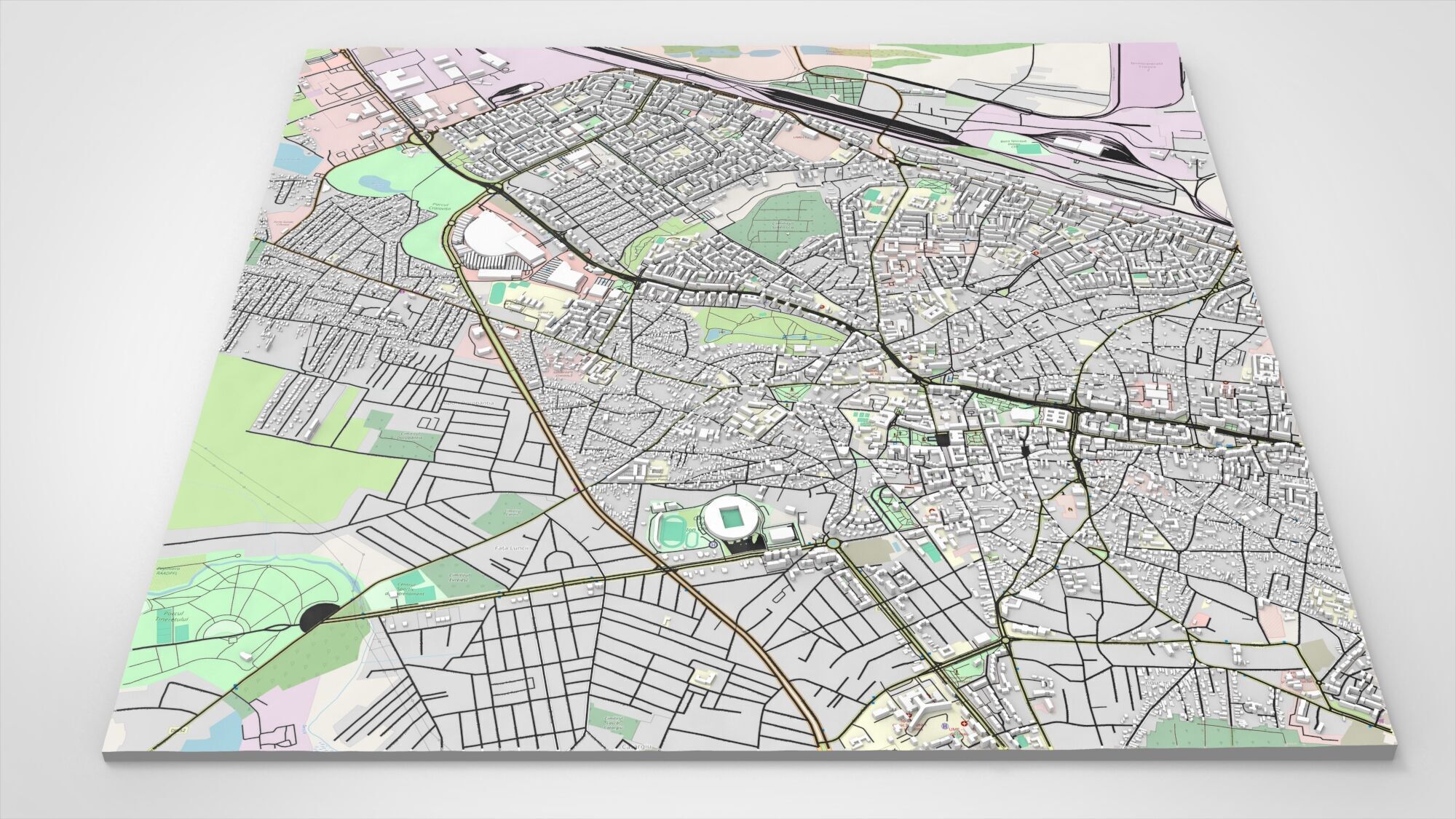 Cityscape Craiova Romania 3D model_7