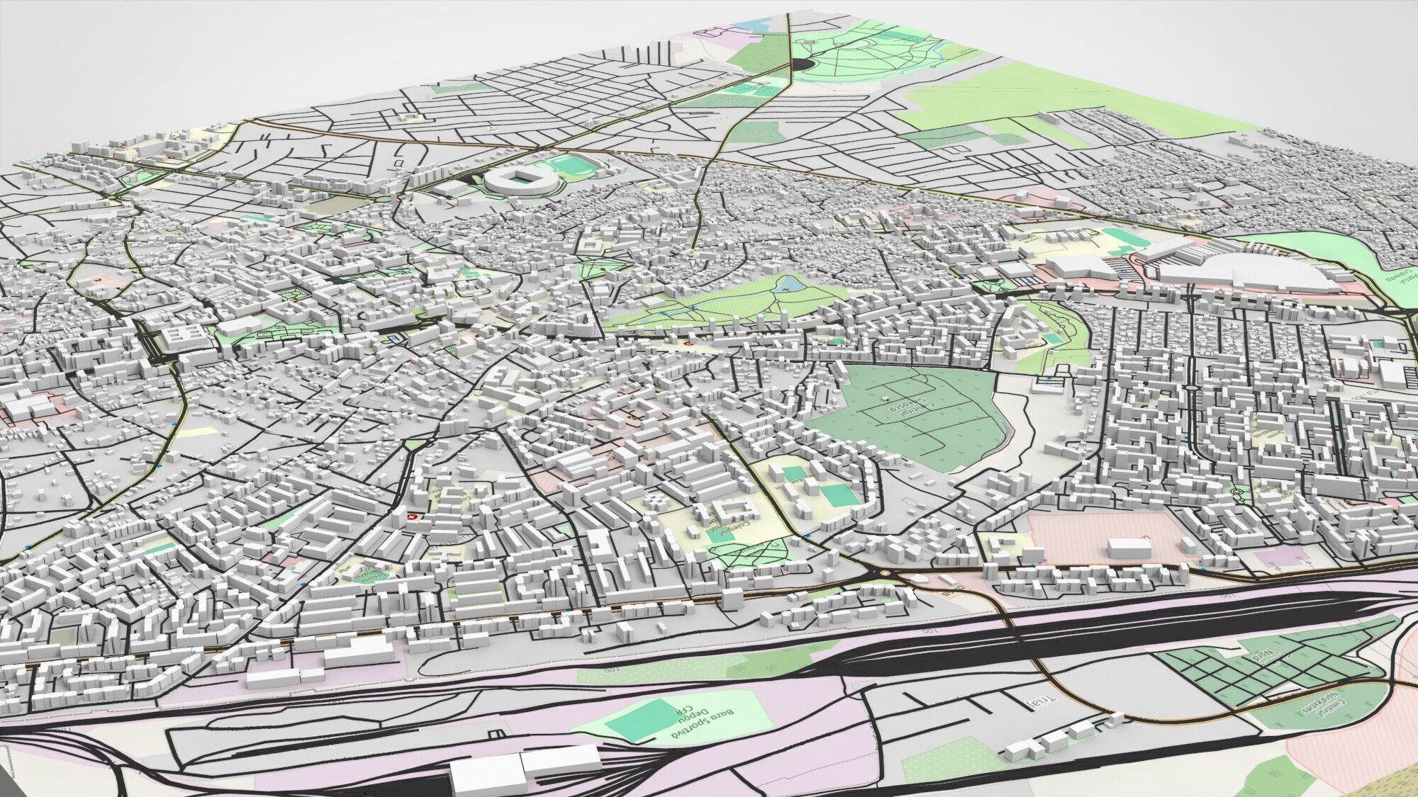 Cityscape Craiova Romania 3D model_12