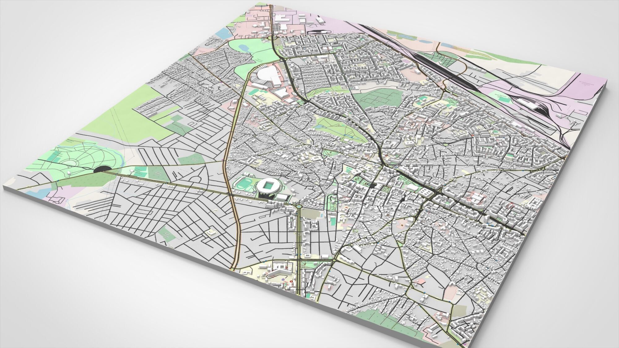 Cityscape Craiova Romania 3D model_13