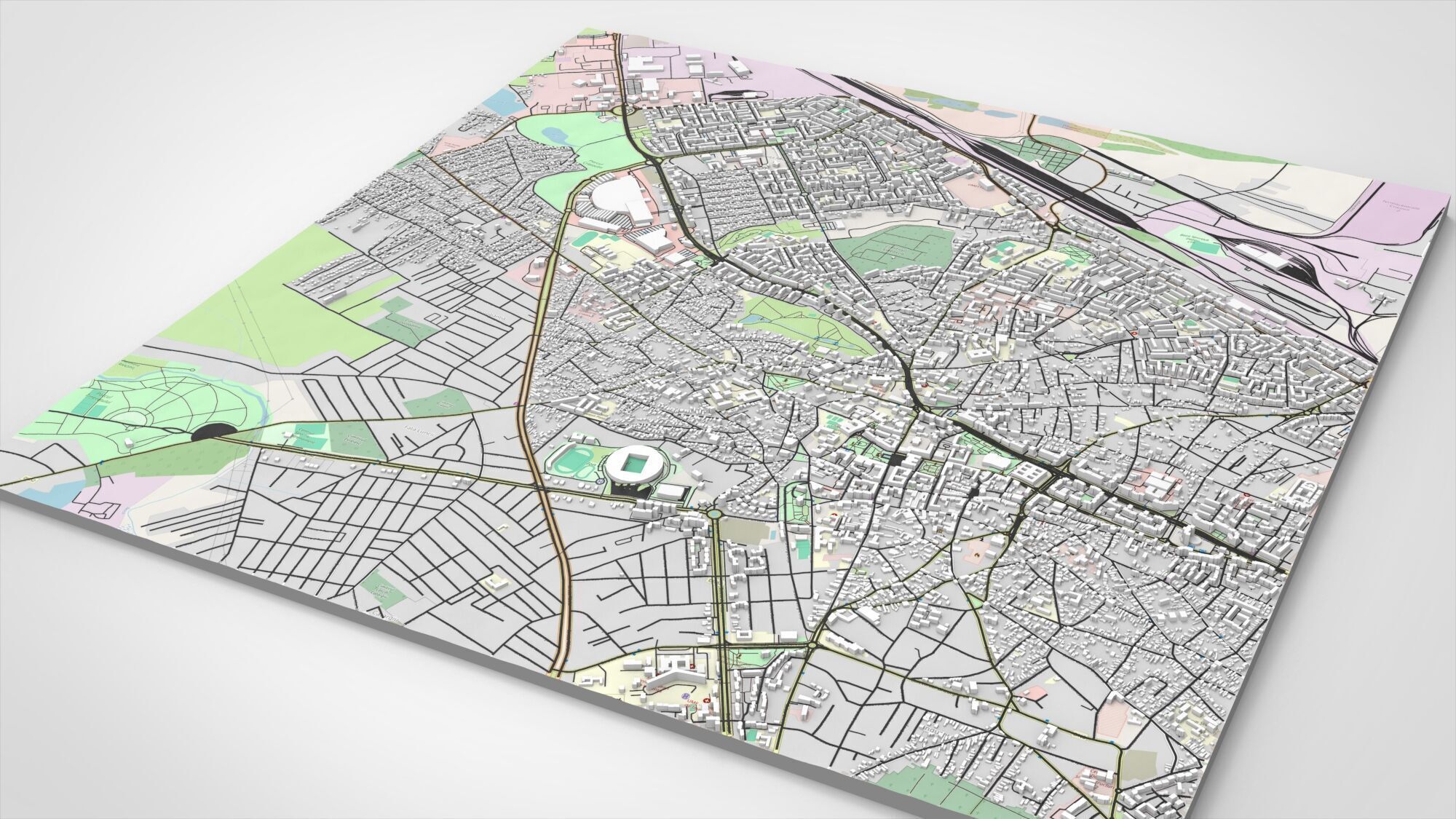 Cityscape Craiova Romania 3D model_9