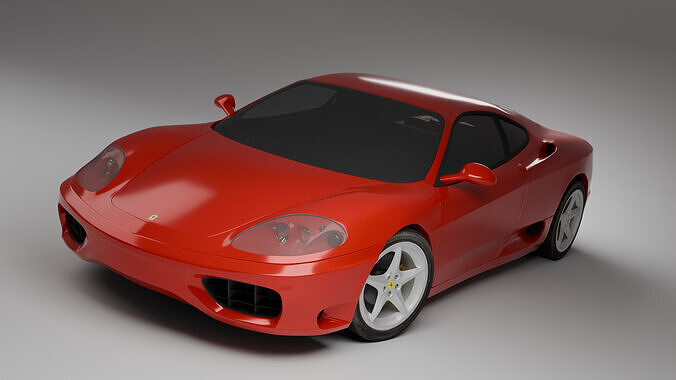 Ferrari 360 Modena 1999  Free low-poly 3D model