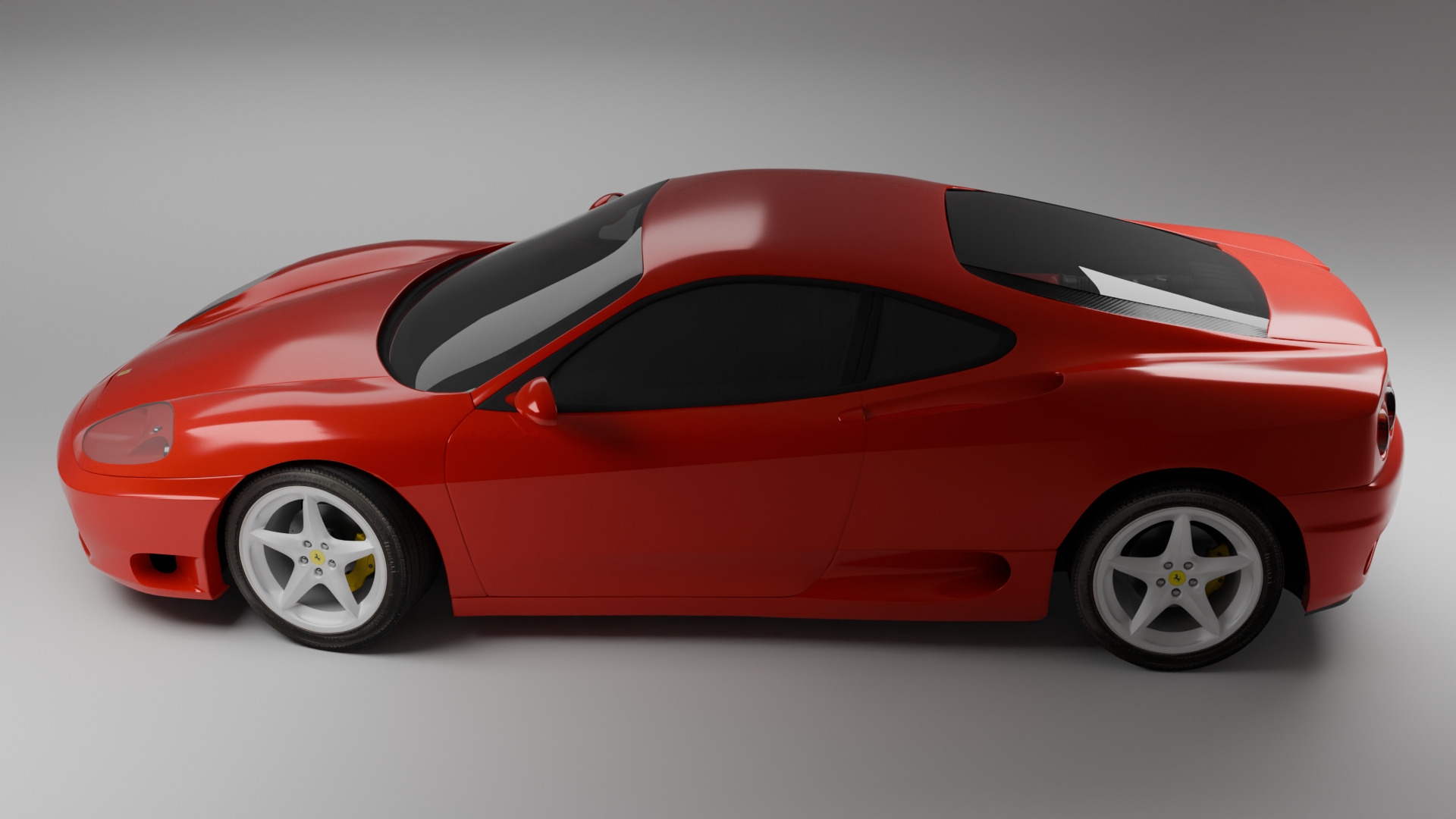 Ferrari 360 Modena 1999  Low-poly 3D model_5