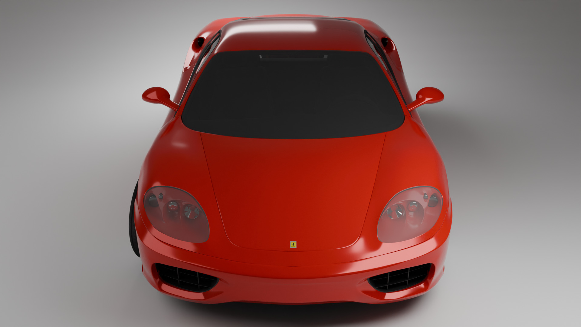 Ferrari 360 Modena 1999  Low-poly 3D model_3