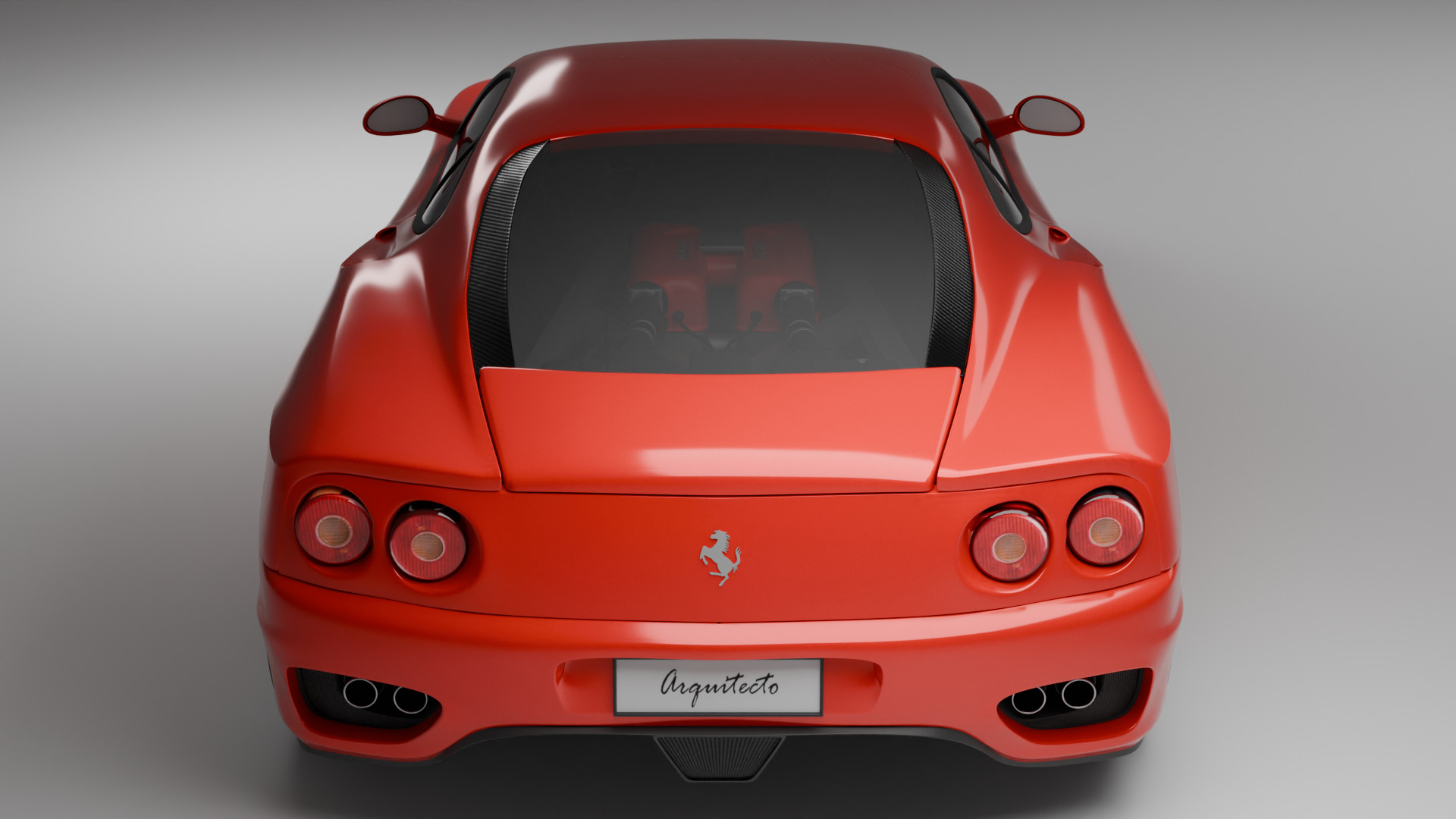 Ferrari 360 Modena 1999  Low-poly 3D model_2