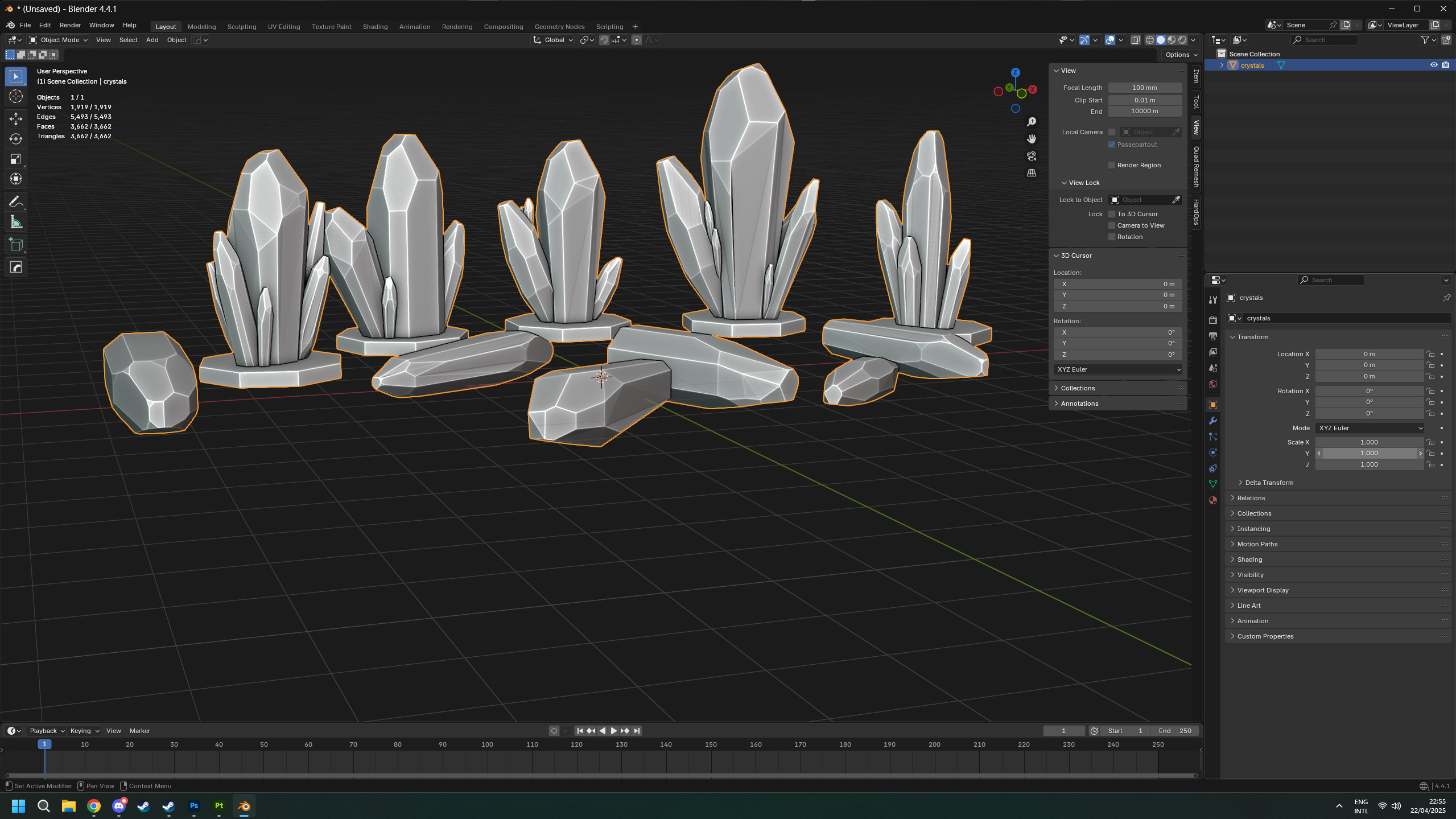 Crystals for 3D Printing Projects 3D print model_2