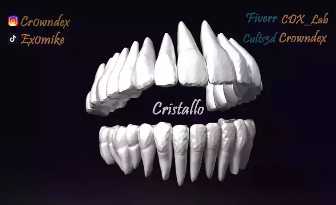 Cristallo - Decorative Tooth Set - V1