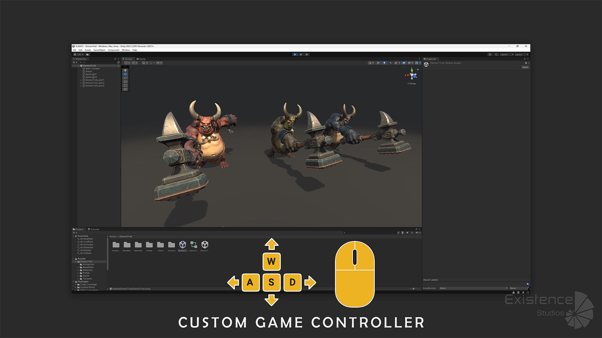 Monster Creature Pack 1 - Stylized Devils - Ghoul Demon - 64 3D Model Collection_36