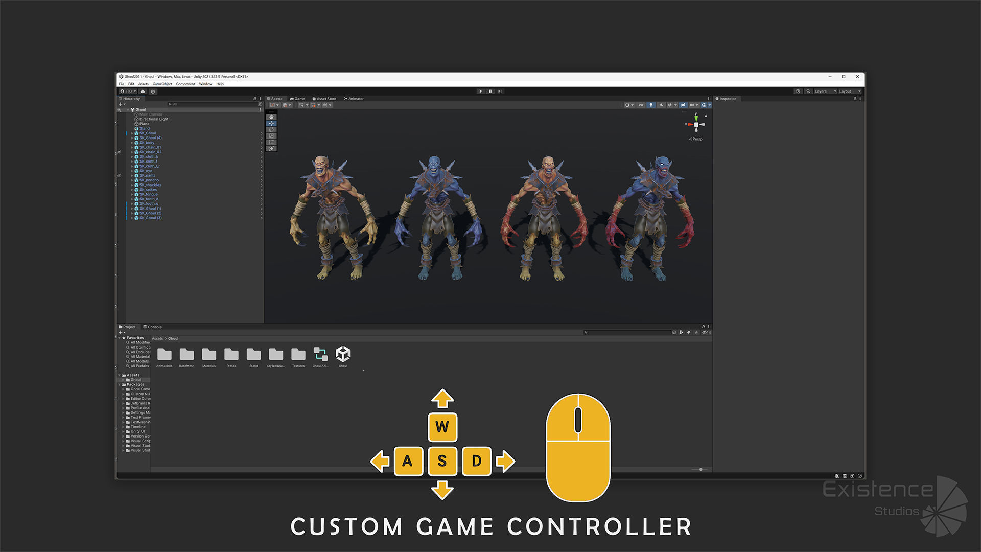 Monster Creature Pack 1 - Stylized Devils - Ghoul Demon - 64 3D Model Collection_9