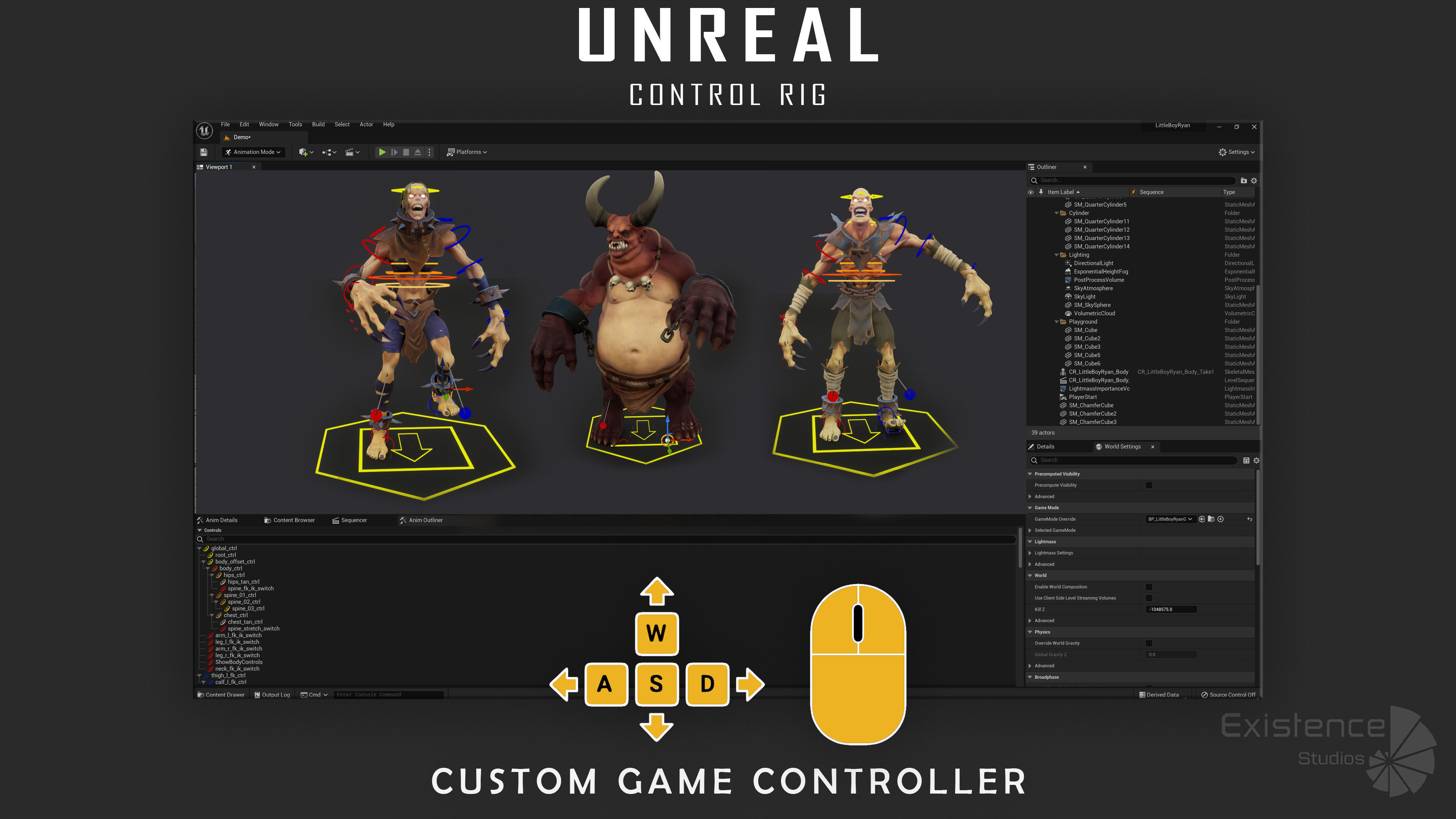 Monster Creature Pack 1 - Stylized Devils - Ghoul Demon - 64 3D Model Collection_32